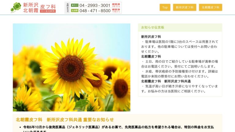 新所沢皮フ科